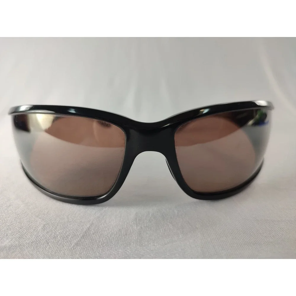 RARE Maui Jim Offshore MJ-444-02 Gloss Black HCL Bronze Polarized NEAR MINT‎